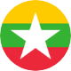 ミャンマーの国旗アイコン
